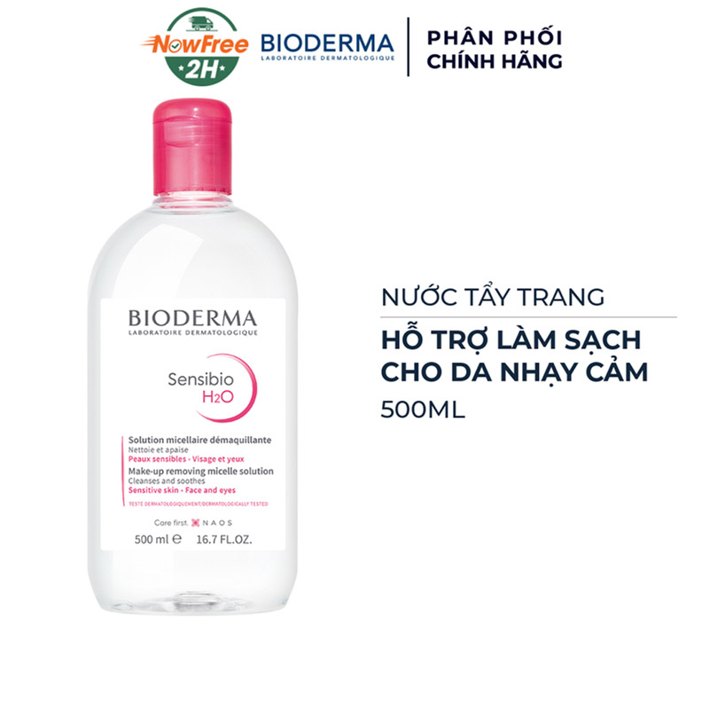 Nước Tẩy Trang Bioderma Dành Cho Da Nhạy Cảm 500ml