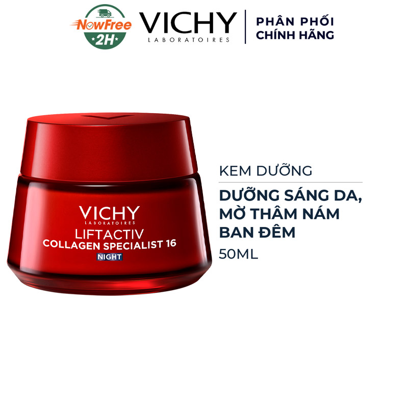 Kem Dưỡng Vichy Sáng Da, Mờ Thâm Nám Ban Đêm 50ml