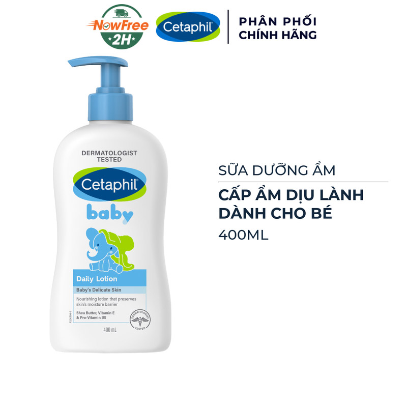 Sữa Dưỡng Ẩm Cetaphil Dịu Lành Cho Bé 400ml