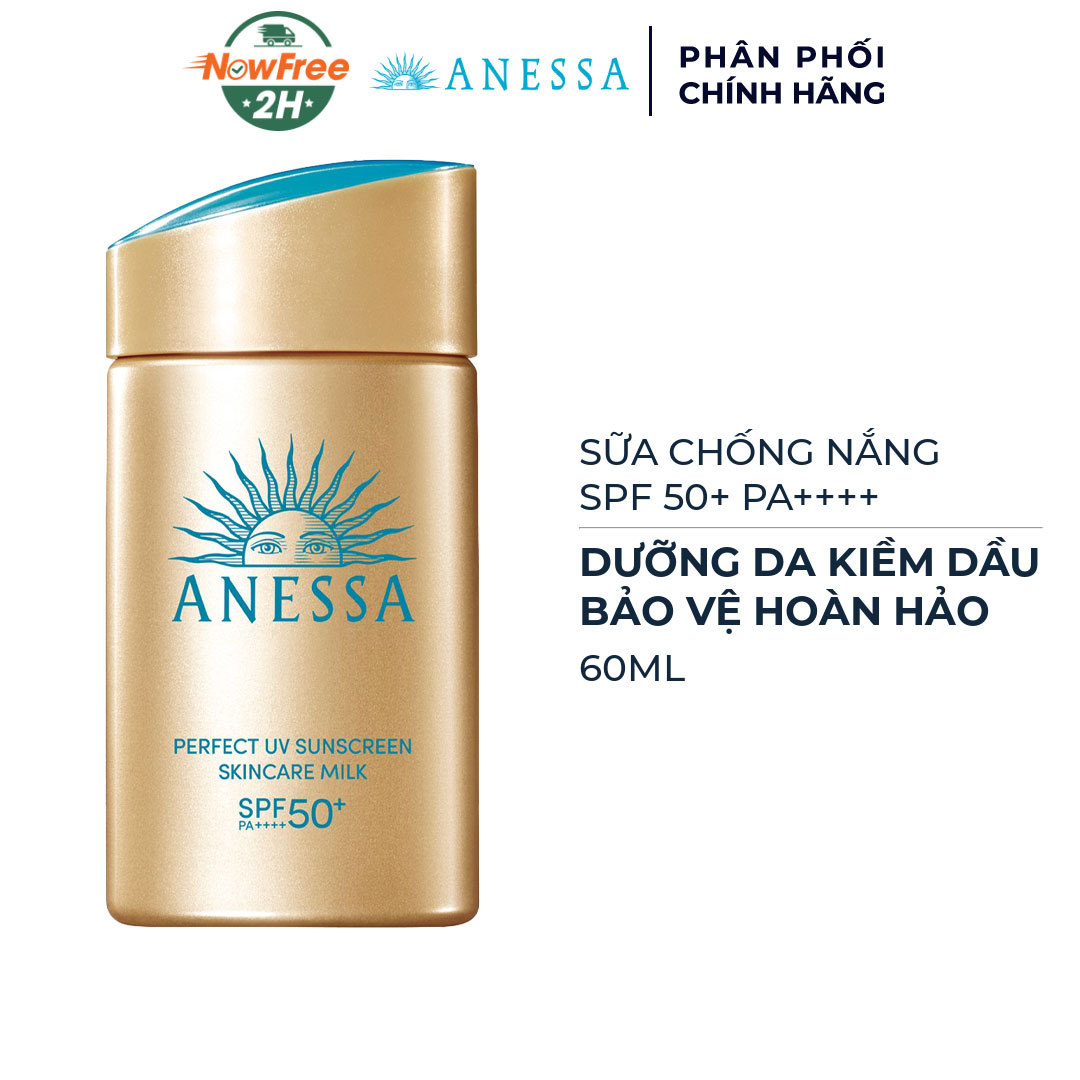Sữa Chống Nắng Anessa Dưỡng Da Kiềm Dầu 60ml (Bản Mới)