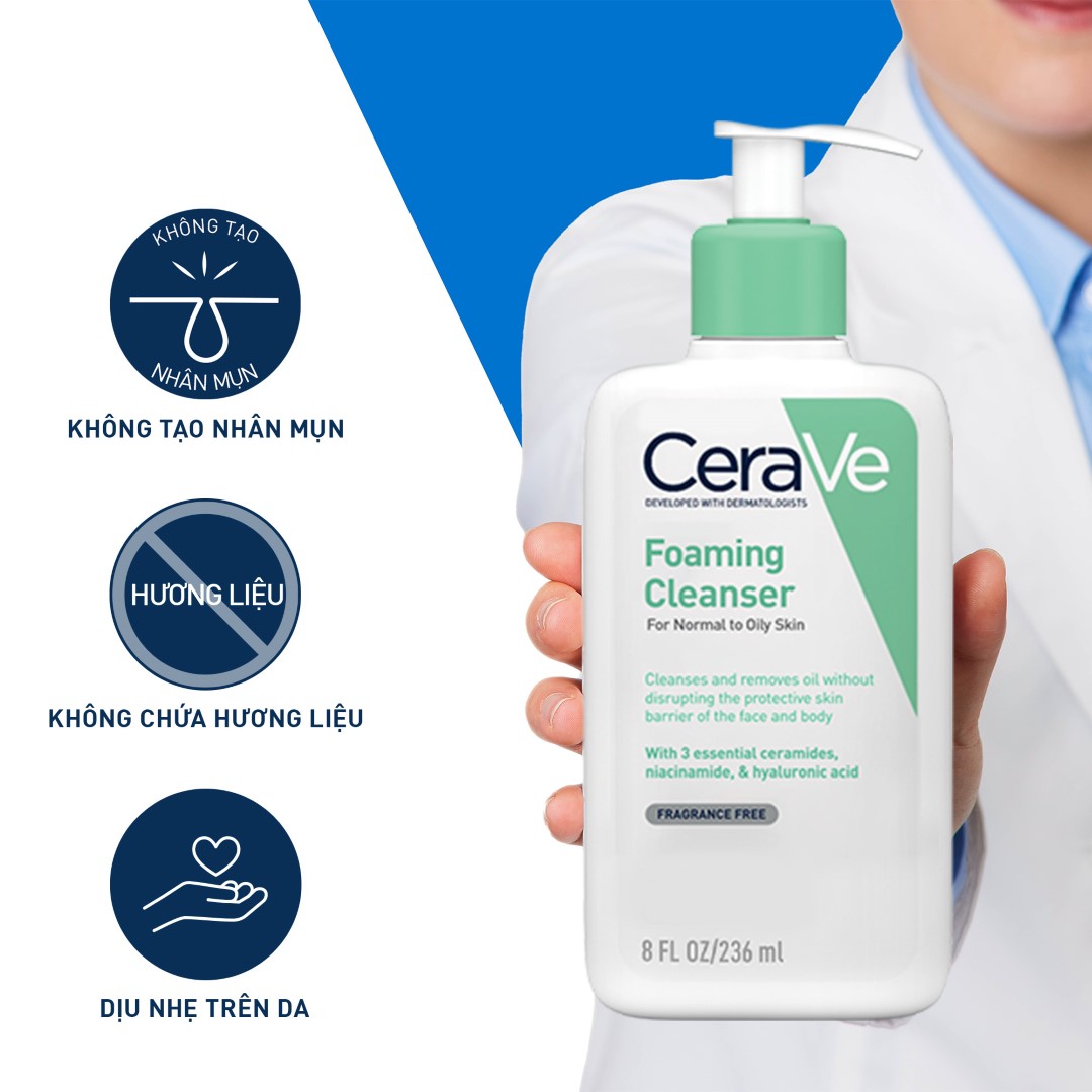 Sữa Rửa Mặt CeraVe Cho Da Thường Đến Khô 473ml